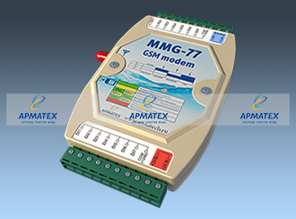 GSM-модем MMG-77 для диспетчеризации очистных сооружений - внешний вид