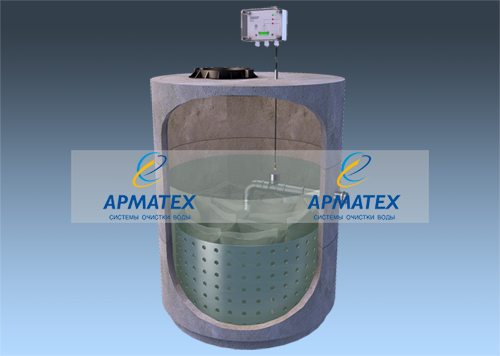 Дождеприемный колодец с сорбционным блоком (Арматех СБ)